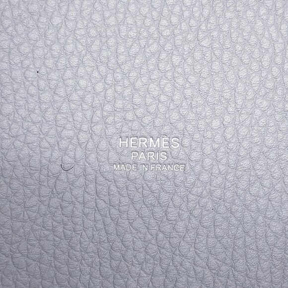 HERMES Picotin Lock Size PM Taurillon Clemence Blue Gacier - Picture 5 of 7